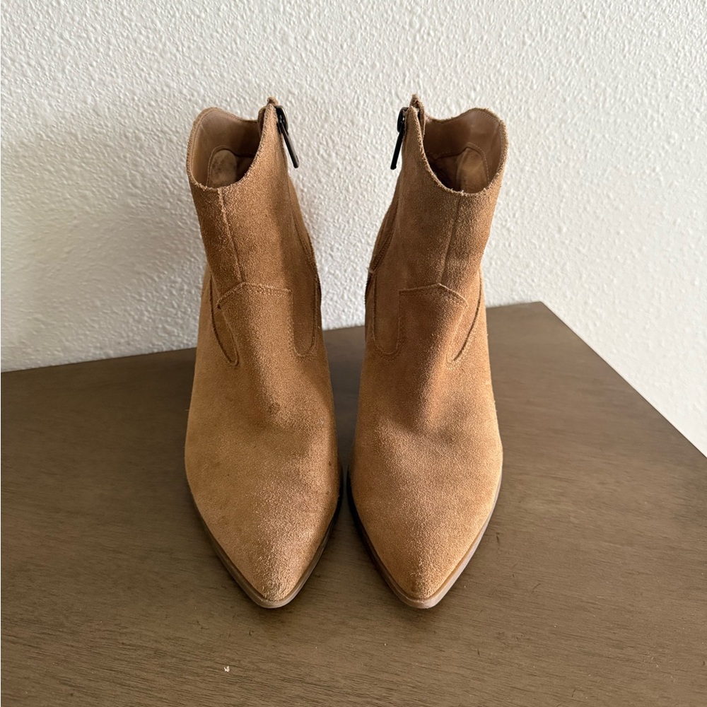 Tan Suede Ankle Boots - Lucky Brand